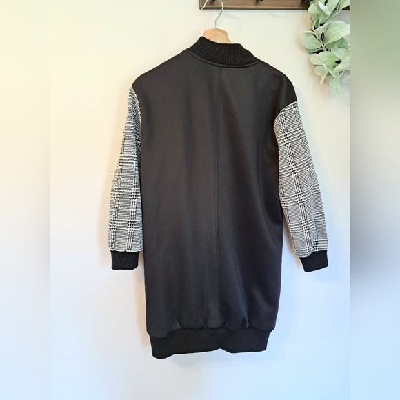WOMEN'S Houndstooth Cici Party Extra Long Jacket  Size Small - Picture 5 of 8
